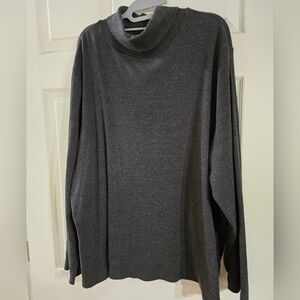Gray Turtleneck Sweater 4X